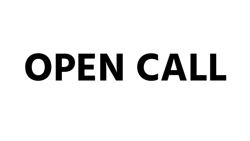 Schwarzer Schriftzug: Open Call